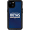 Georgetown University Hoyas Stripe iPhone 15 Plus Waterproof Case